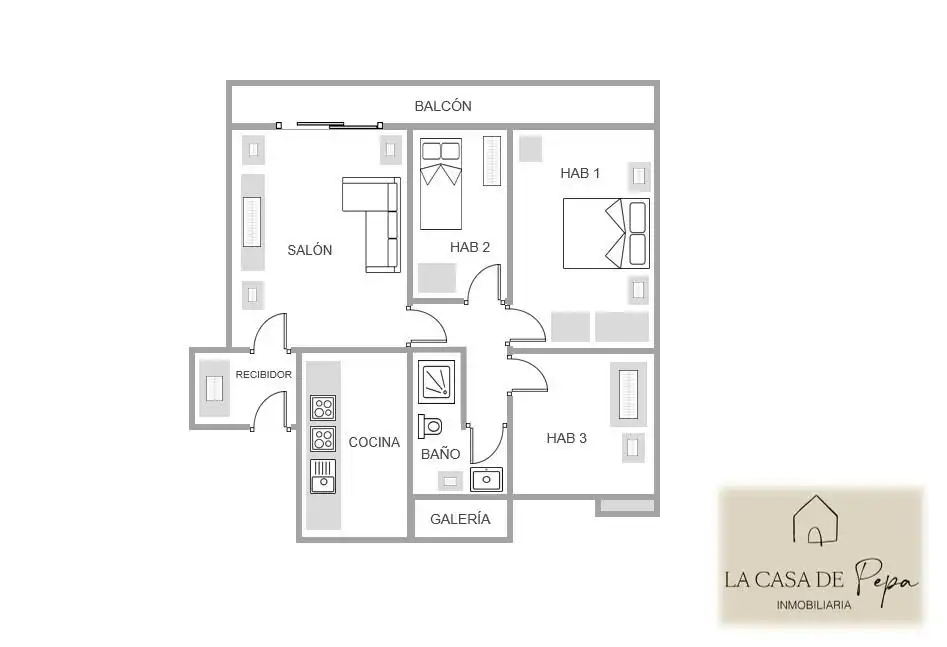 Appartamento con terrazza in vendita a Centre, imagen 25