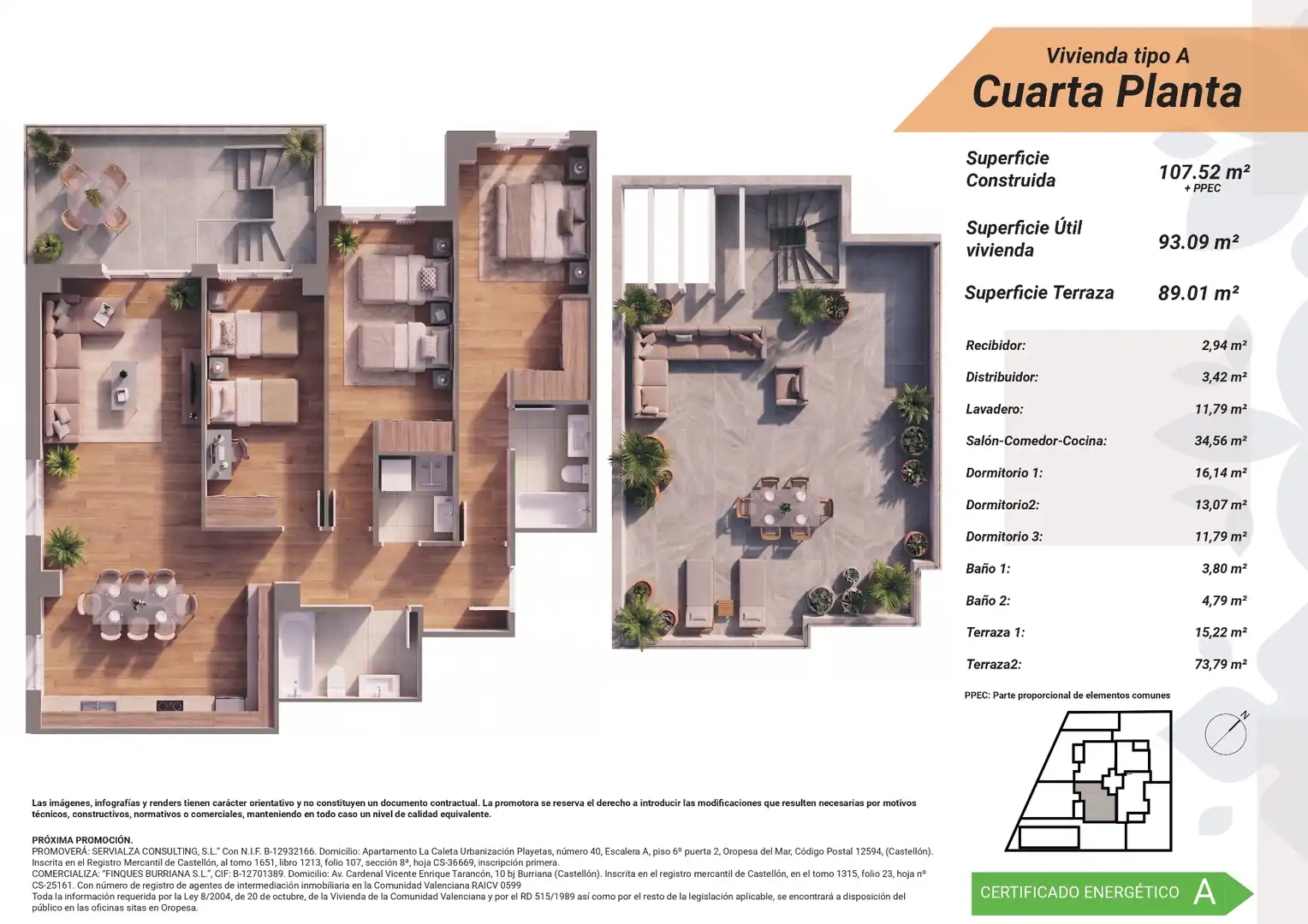 Ático en venta en Avinguda París, 4, Piscinas