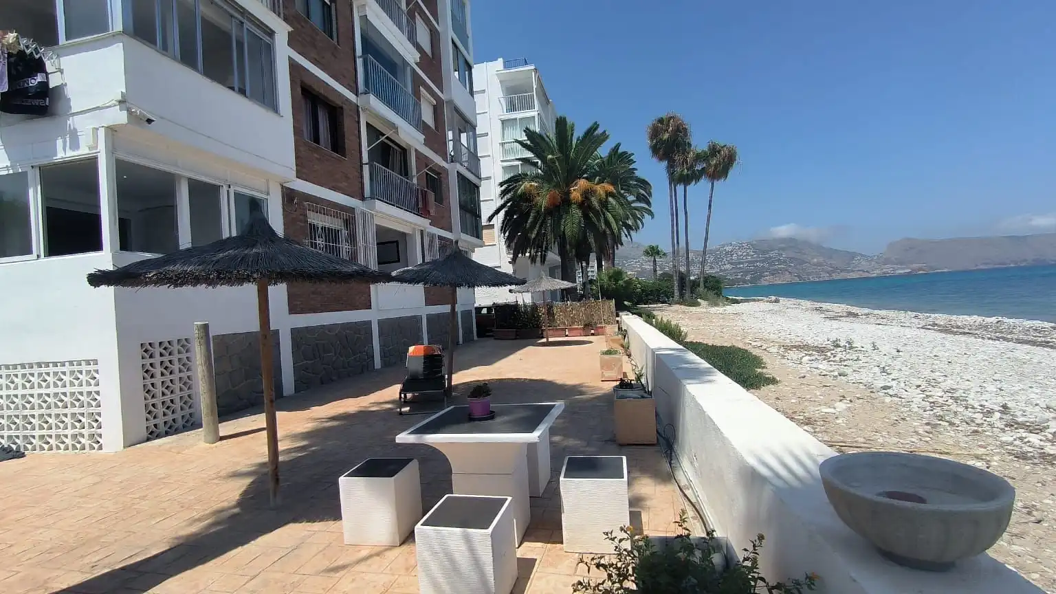 Außenansicht von Wohnungen zum Verkauf in Altea mit Klimaanlage, Heizung und Terrasse