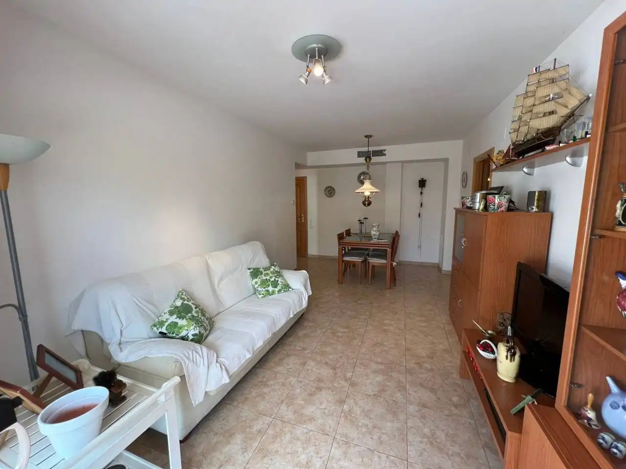 Living room of Flat for sale in Cubelles  with Air Conditioner, Heating and Private garden