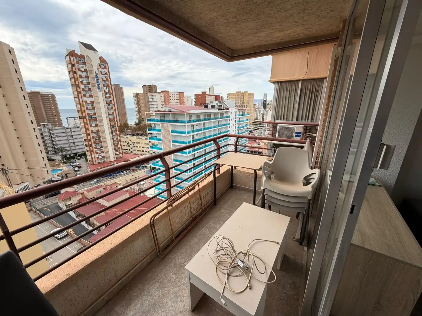 Terraza de Apartamento en venta en Benidorm con Aire acondicionado, Jardín privado y Terraza