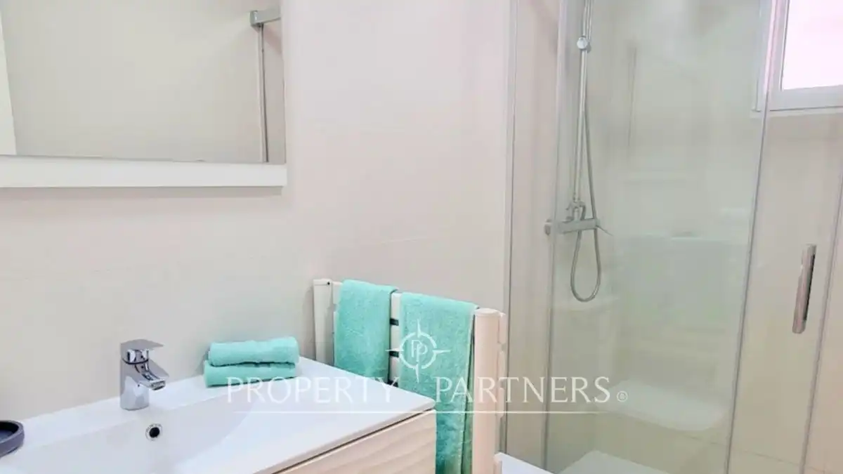 Baño de Apartamento en venta en Moraira con Aire acondicionado, Terraza y Amueblado