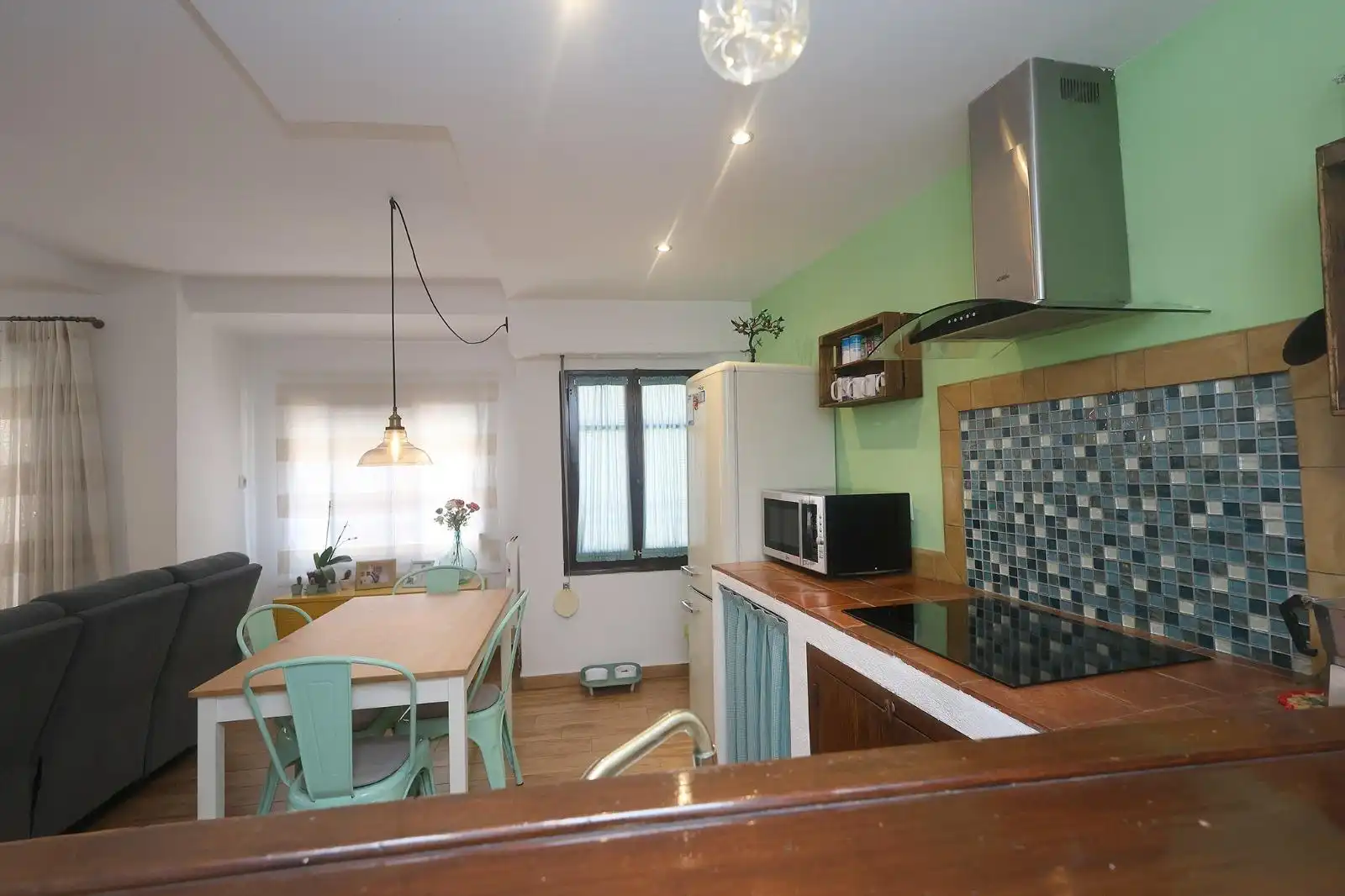 Cocina de Piso en venta en Valencia con Aire acondicionado, Parquet y Terraza