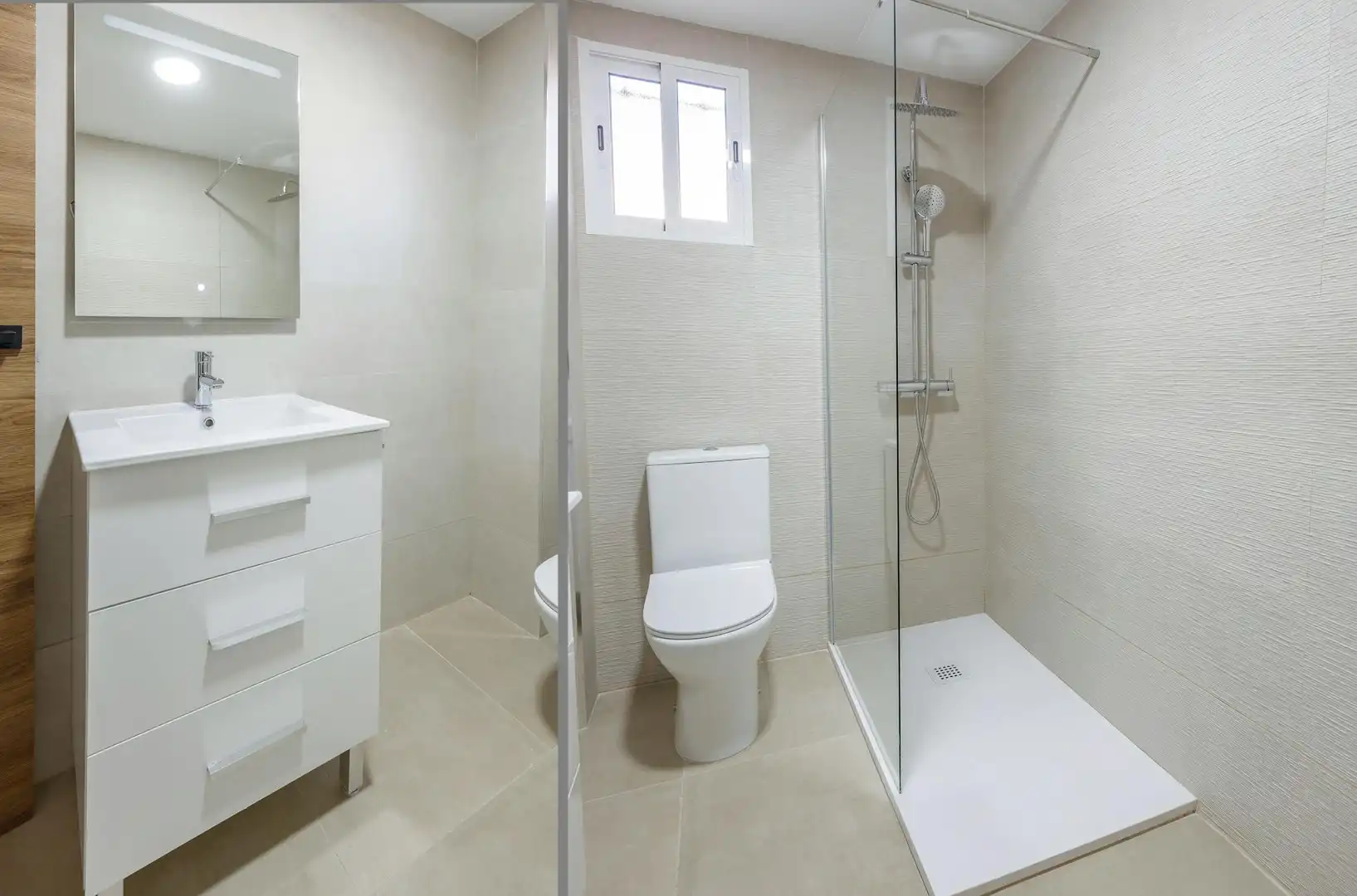 Bathroom of Flat for share in Valencia  with Washing machine