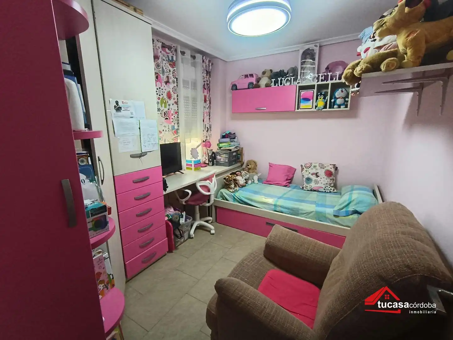 Bedroom of Flat for sale in Córdoba  with Air Conditioner, Terrace and Furnished