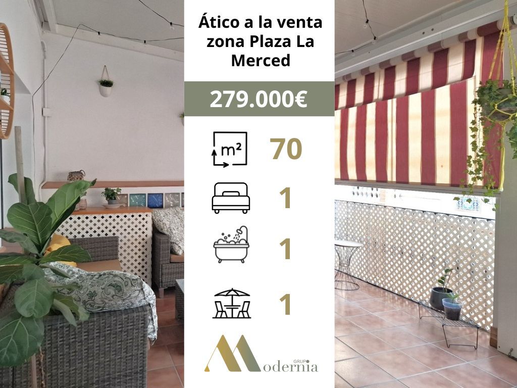 Ático en venta en La Merced