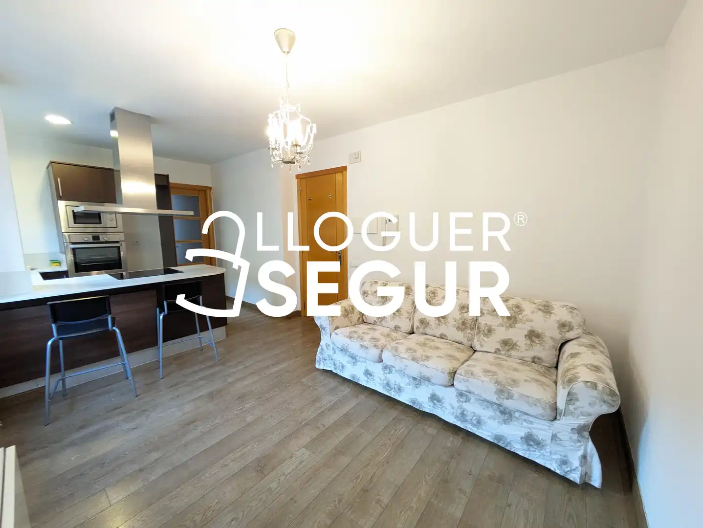Sala de estar de Piso de alquiler en Terrassa con Amueblado