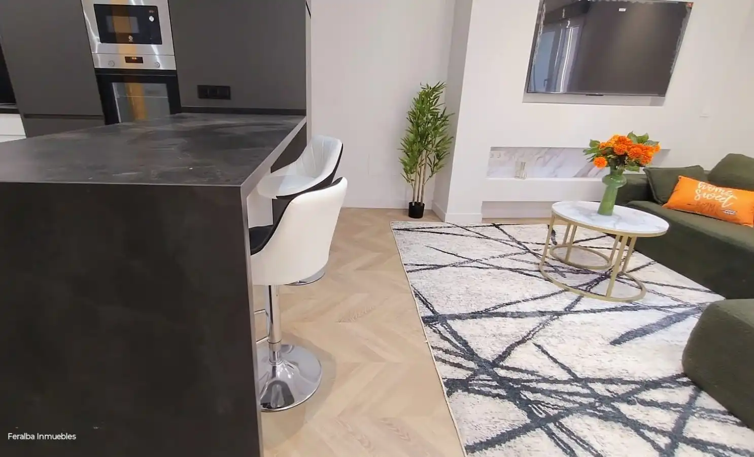 Sala de estar de Piso en venta en Madrid con Aire acondicionado, Calefacción y Amueblado
