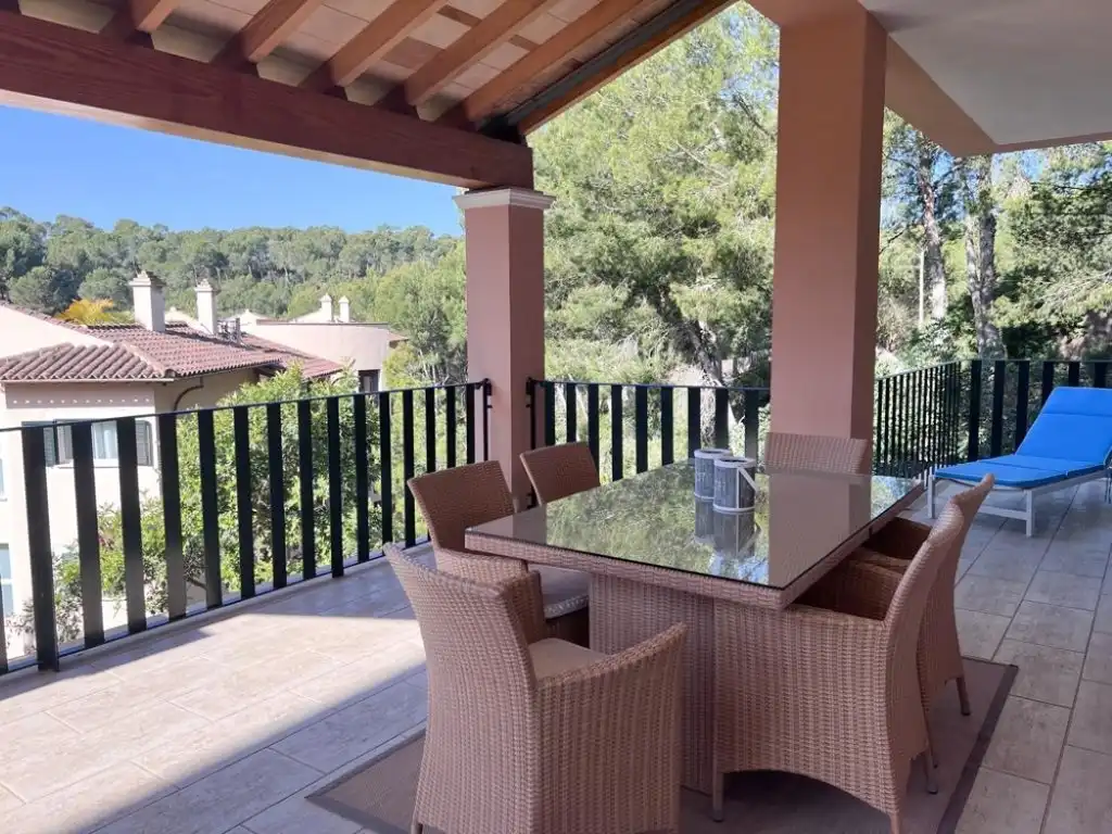 Terrace of Apartments for rent in Calvià  with Air Conditioner, Terrace and Furnished