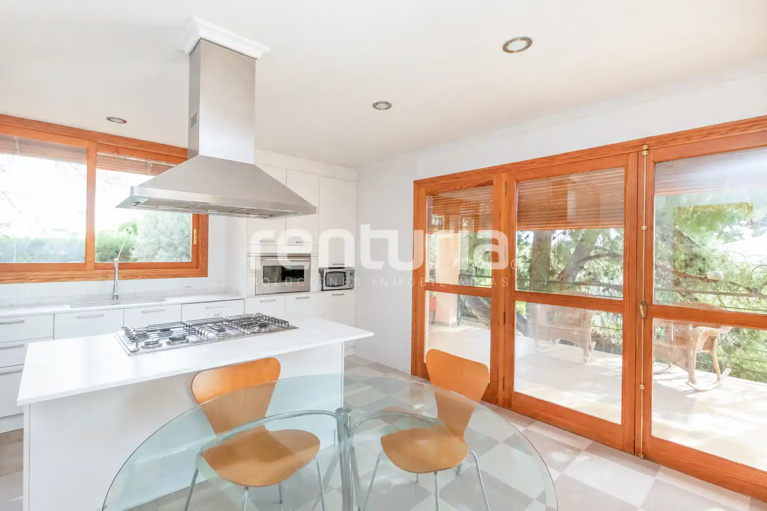 Kitchen of Houses for sale in Sagunto / Sagunt  with Air Conditioner, Heating and Private garden