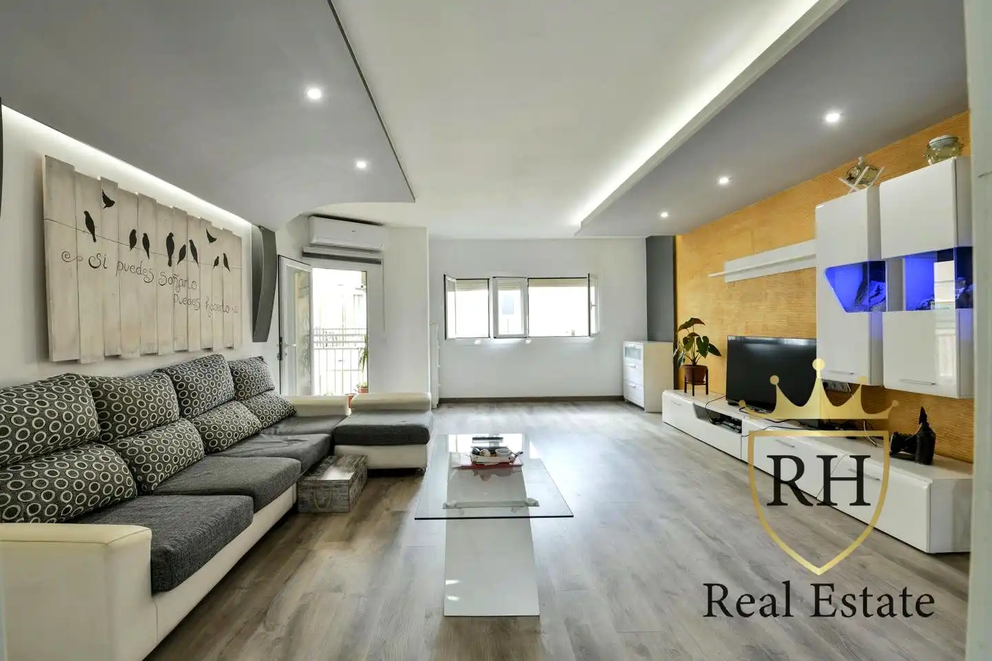 Sala de estar de Apartamento en venta en  Palma de Mallorca con Aire acondicionado, Parquet y Terraza