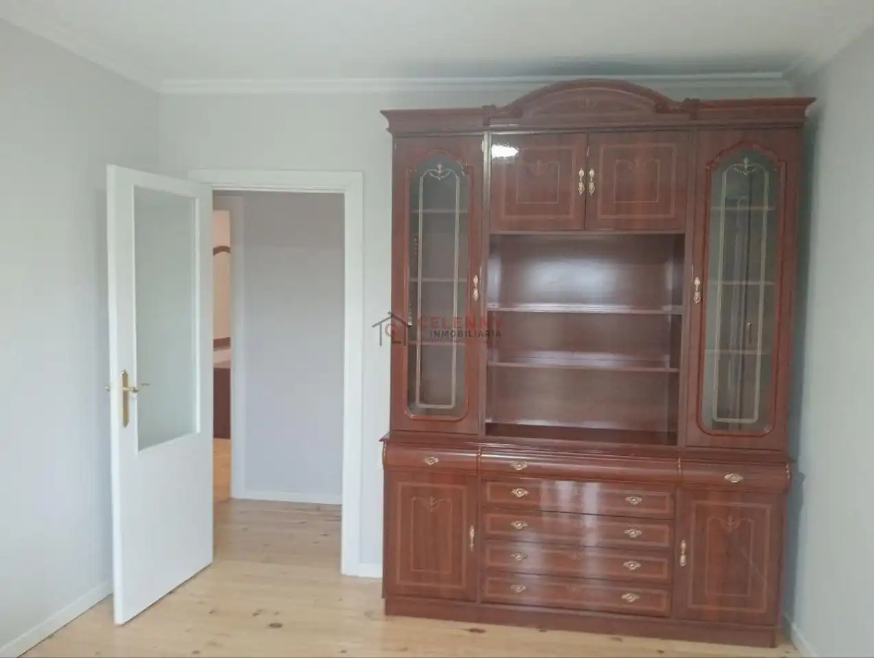 Esszimmer von Einfamilien-Reihenhaus zur Miete in San Cibrao das Viñas mit Heizung und Balkon