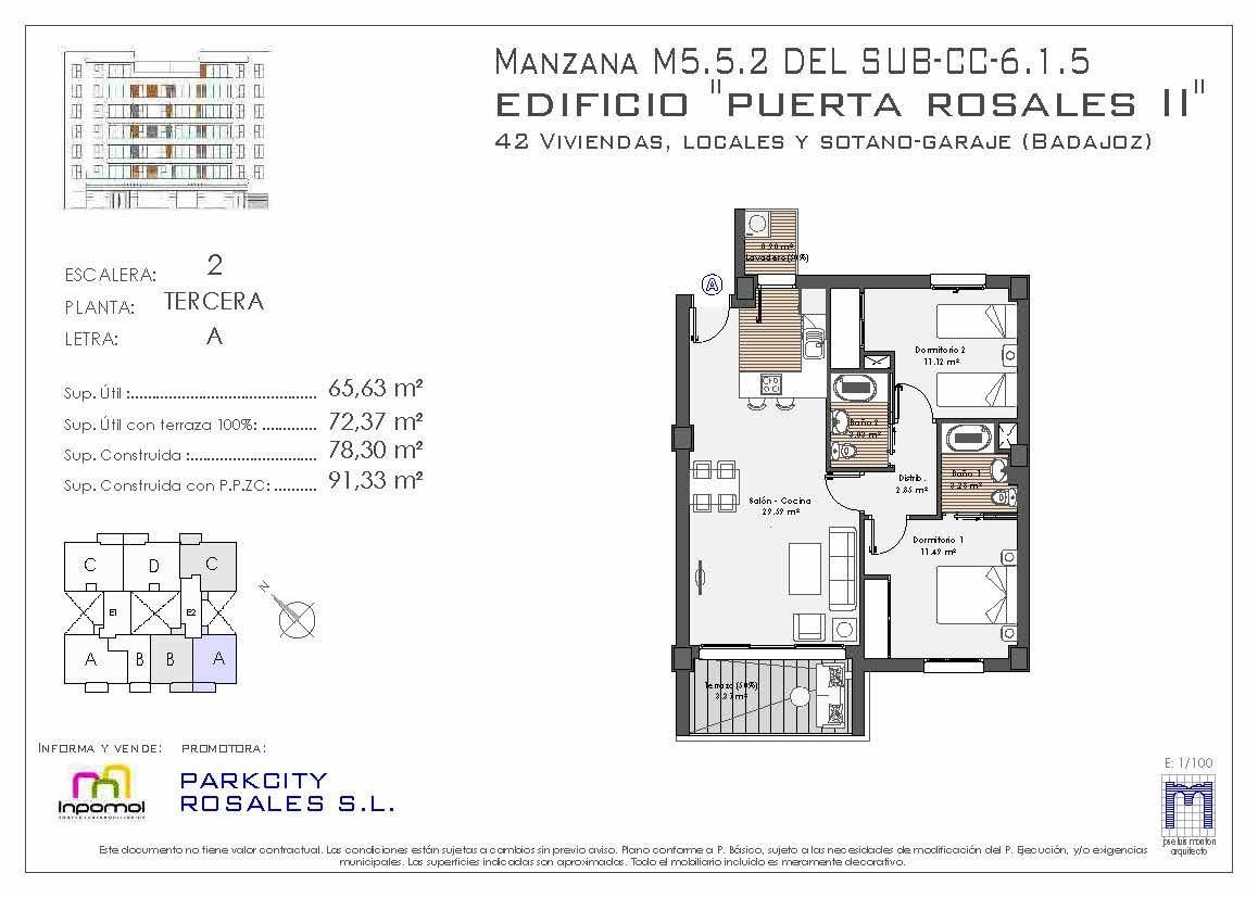 Apartament en venda en Badajoz Capital amb Aire condicionat, Terrassa i Piscina comunitària