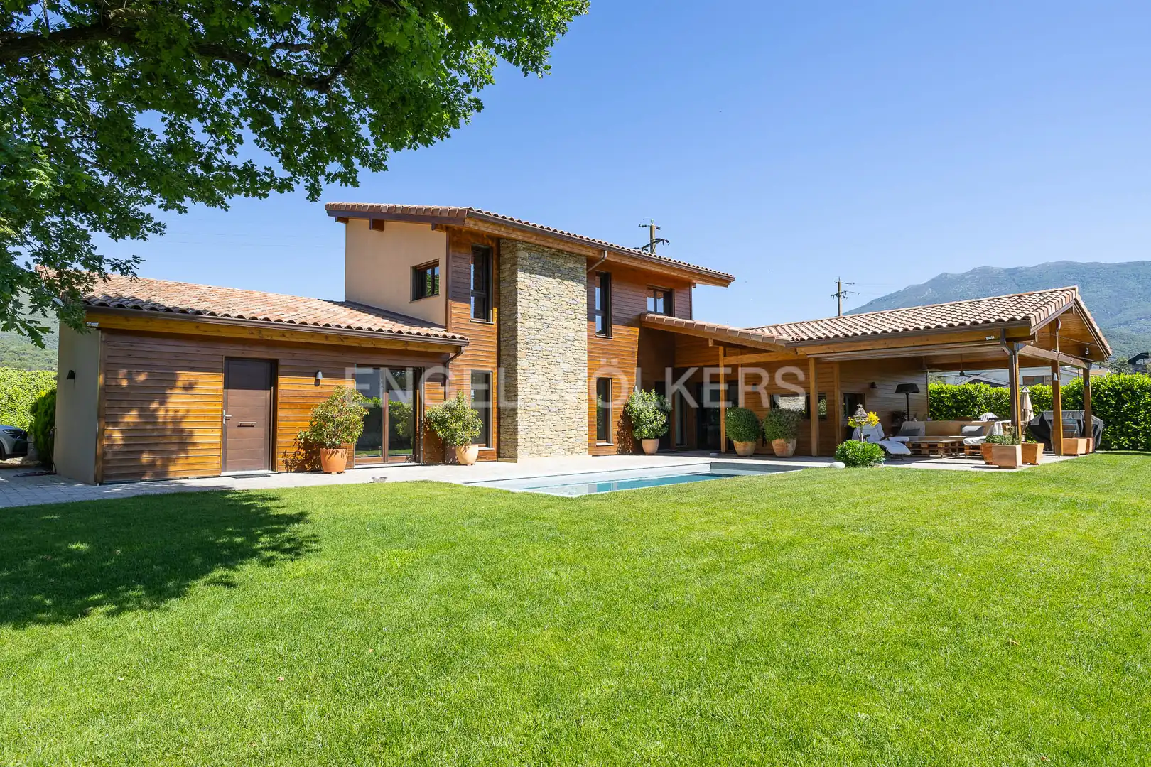 Vista exterior de Casa o xalet en venda en Sant Esteve de Palautordera amb Aire condicionat, Calefacció i Jardí privat