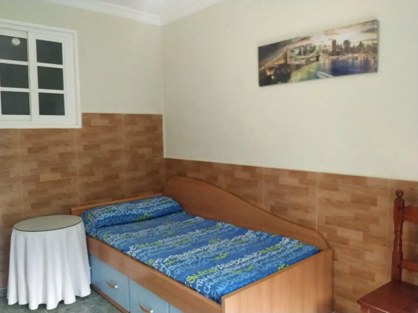 Bedroom of Flat for sale in Jerez de la Frontera  with Air Conditioner, Private garden and Terrace