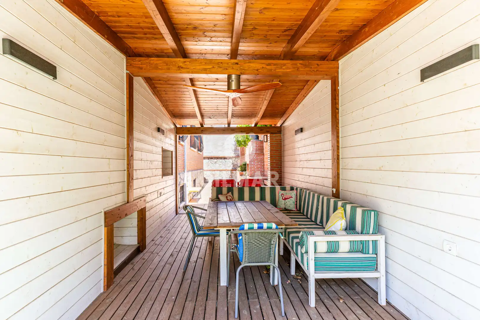 Terrace of Houses for sale in Moraleja de Enmedio  with Heating, Private garden and Swimming Pool