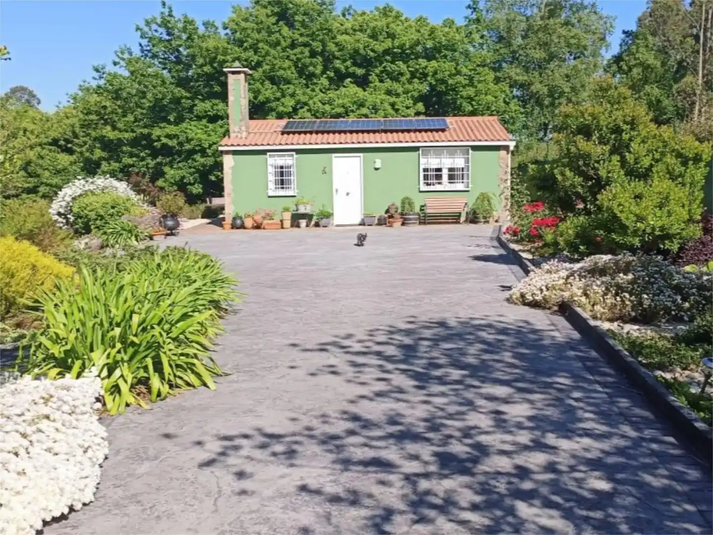 Vista exterior de Finca rústica en venda en San Sadurniño amb Jardí privat