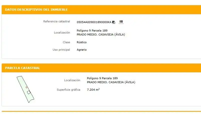 Terreni e lotti in vendita a Polígono 9 Parcela 189 PRADO MEDIO.