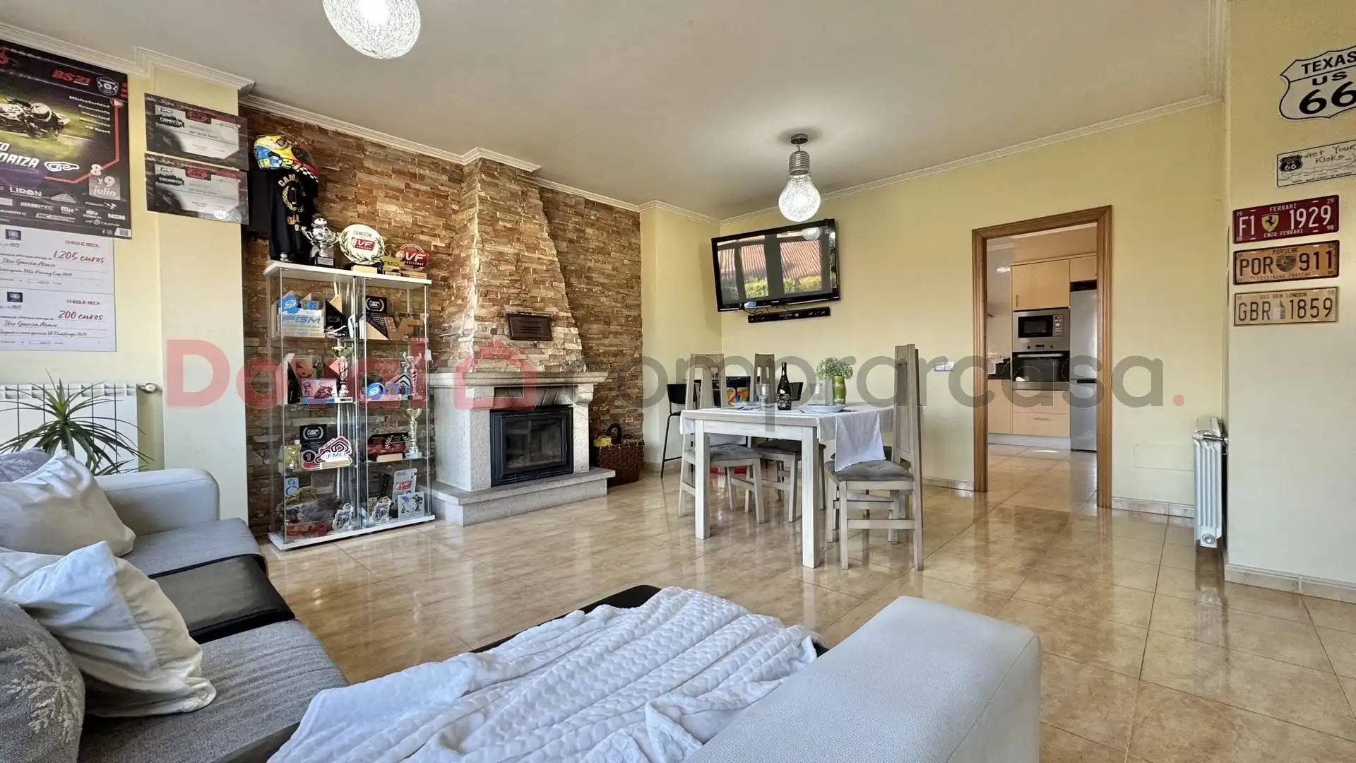 Living room of Houses for sale in Salceda de Caselas  with Heating, Private garden and Terrace