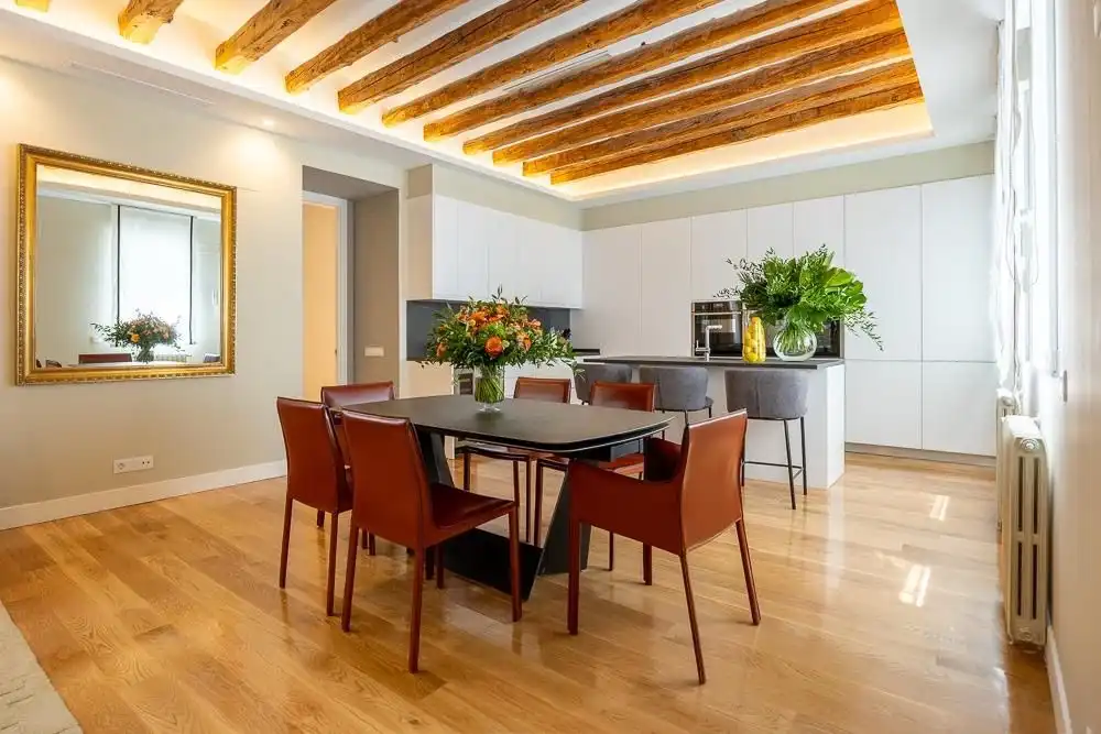 Dining room of Attic for sale in  Madrid Capital  with Air Conditioner, Heating and Storage room