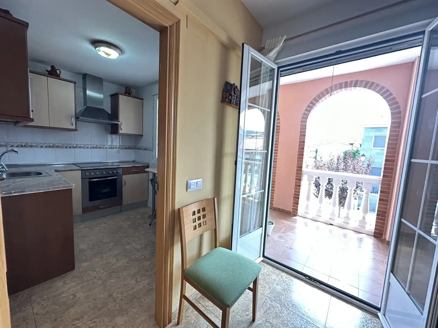 Cocina de Casa o chalet en venta en Almonacid de la Sierra con Aire acondicionado, Calefacción y Terraza