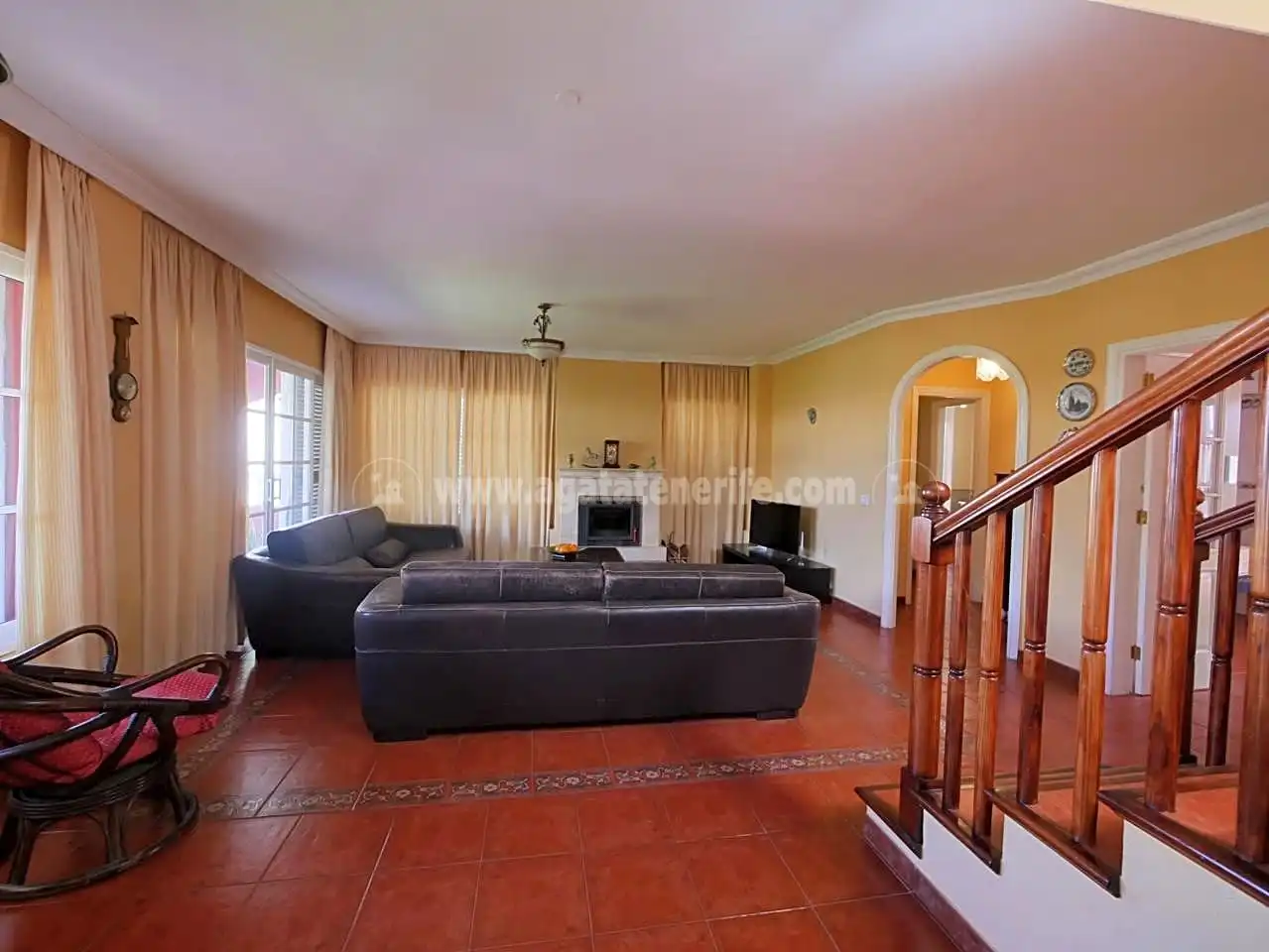 Sala de estar de Casa o chalet en venta en Los Realejos con Jardín privado, Terraza y Trastero