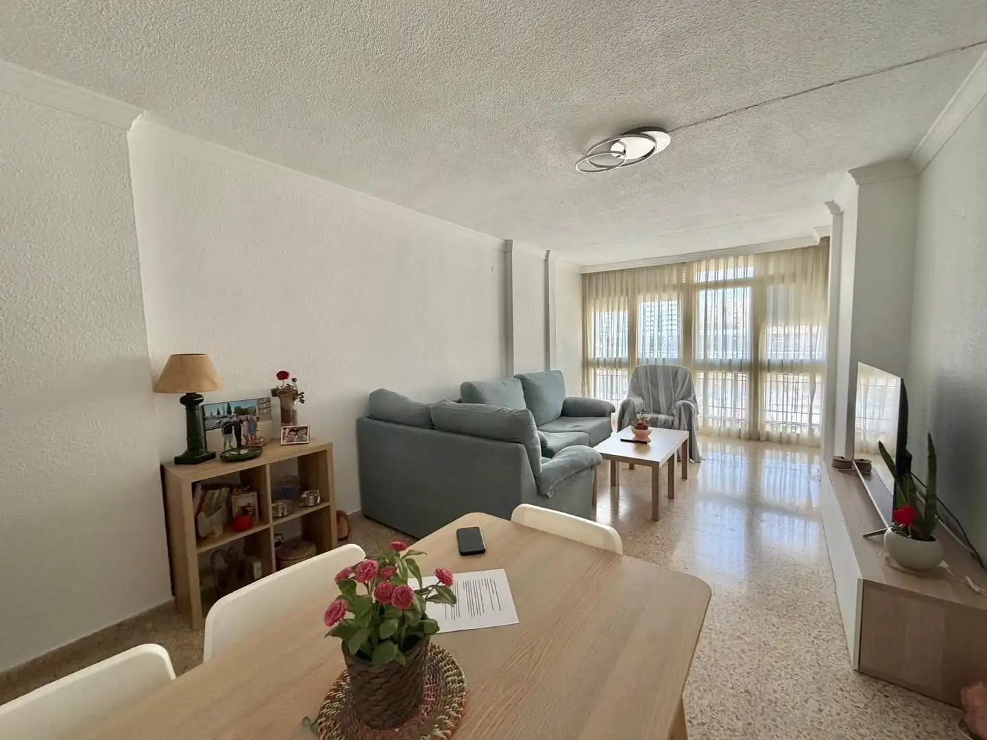 Sala d'estar de Pis en venda en Málaga Capital