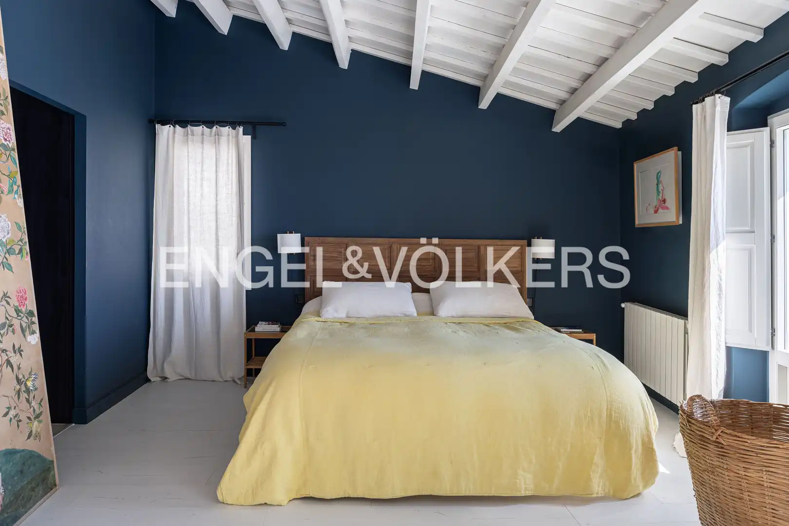 Bedroom of Houses for rent in Caldes d'Estrac  with Air Conditioner, Heating and Private garden