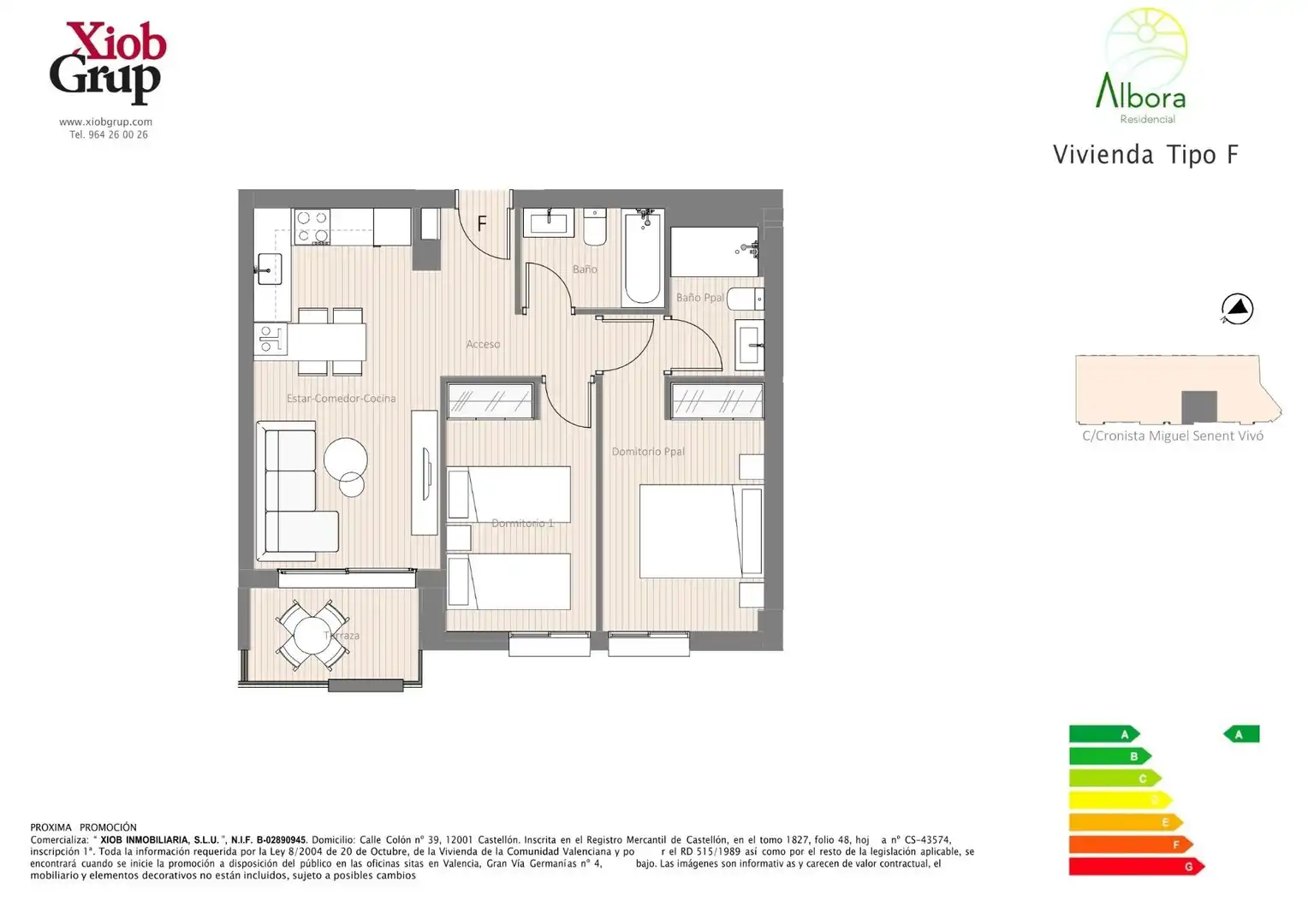 Wohnung mit Aufzug zur Miete in Calle Miguel Senent Vivó, imagen 22