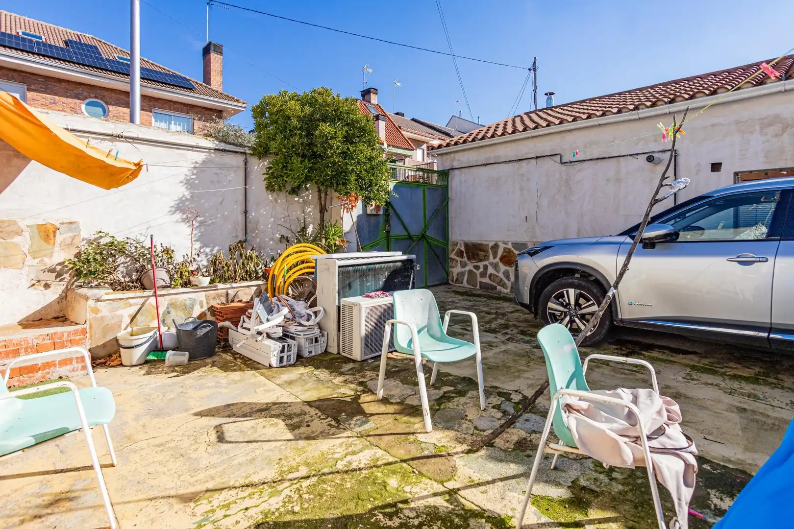 Garden of Houses for sale in Madrid  with Air Conditioner and Heating
