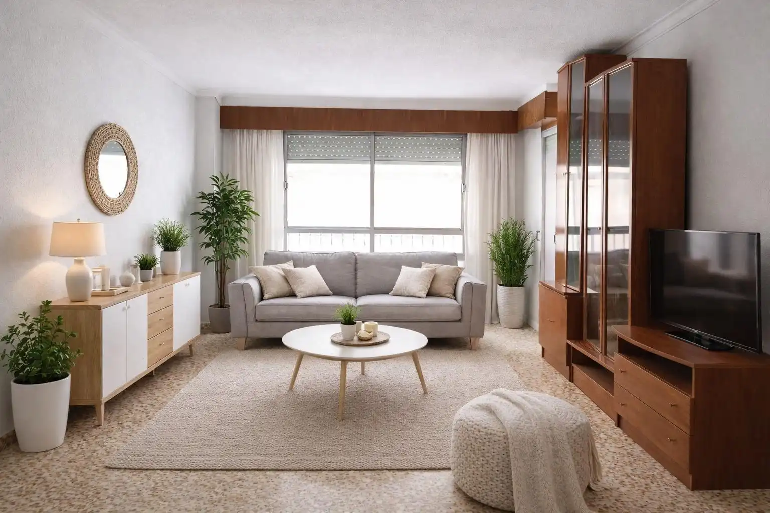 Living room of Flat for sale in Alicante / Alacant  with Balcony