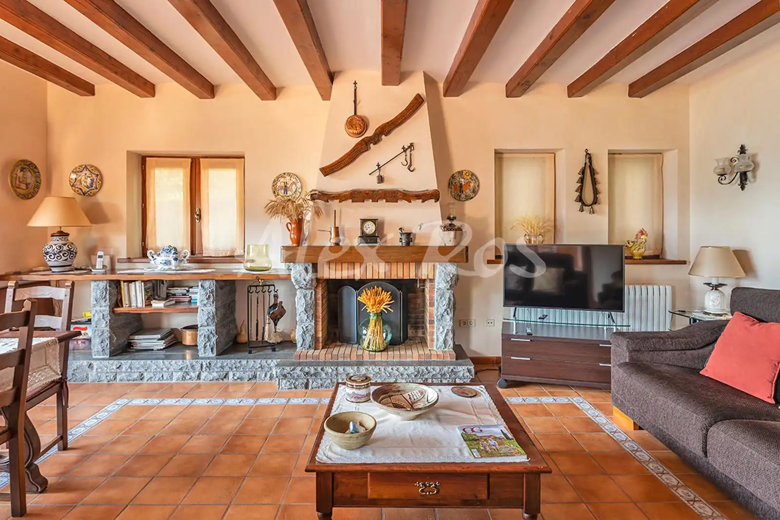 Sala de estar de Casa o chalet en venta en Prullans con Calefacción y Terraza