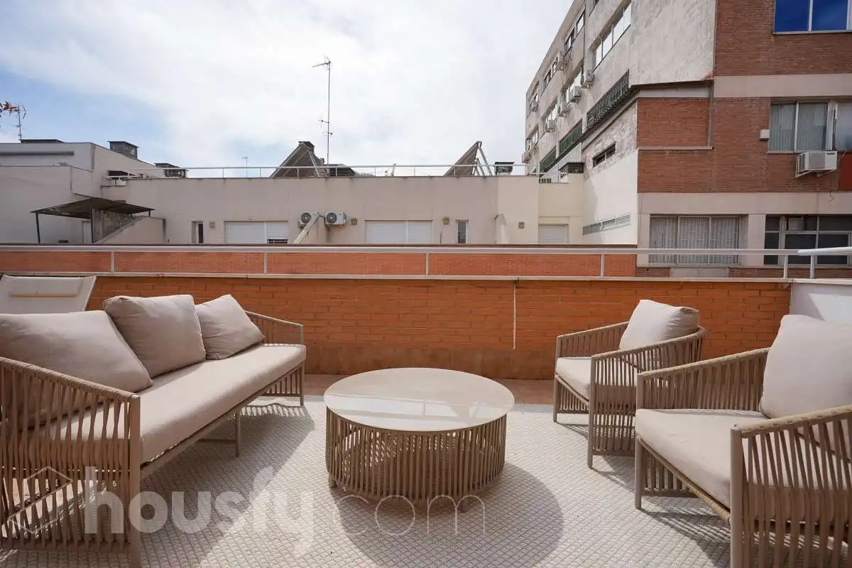 Terrace of Flat for sale in  Madrid Capital  with Air Conditioner, Heating and Terrace