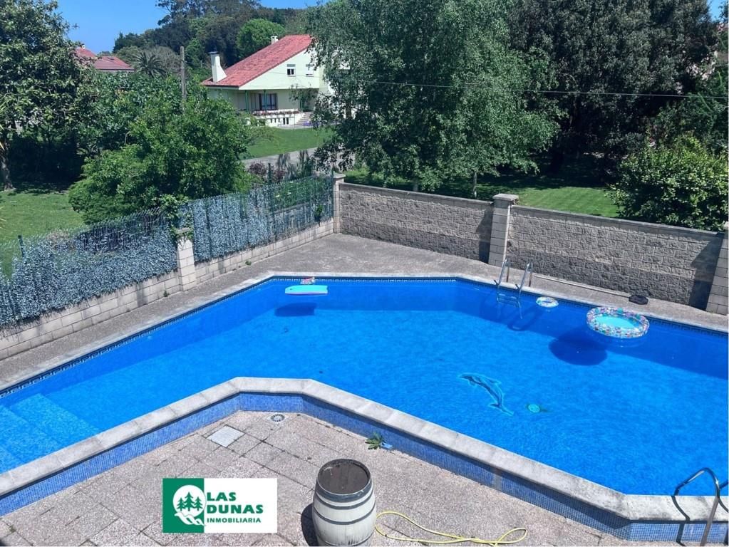 Swimming pool of Single-family semi-detached for sale in Santa Cruz de Bezana  with Heating, Private garden and Parquet flooring