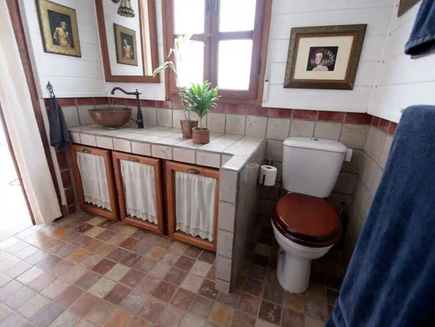 Bany de Casa o xalet en venda en Dos Hermanas amb Aire condicionat, Terrassa i Balcó