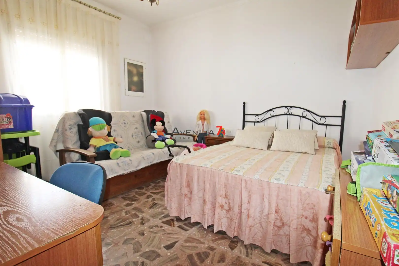 Dormitori de Casa o xalet en venda en Lorca amb Aire condicionat, Jardí privat i Moblat