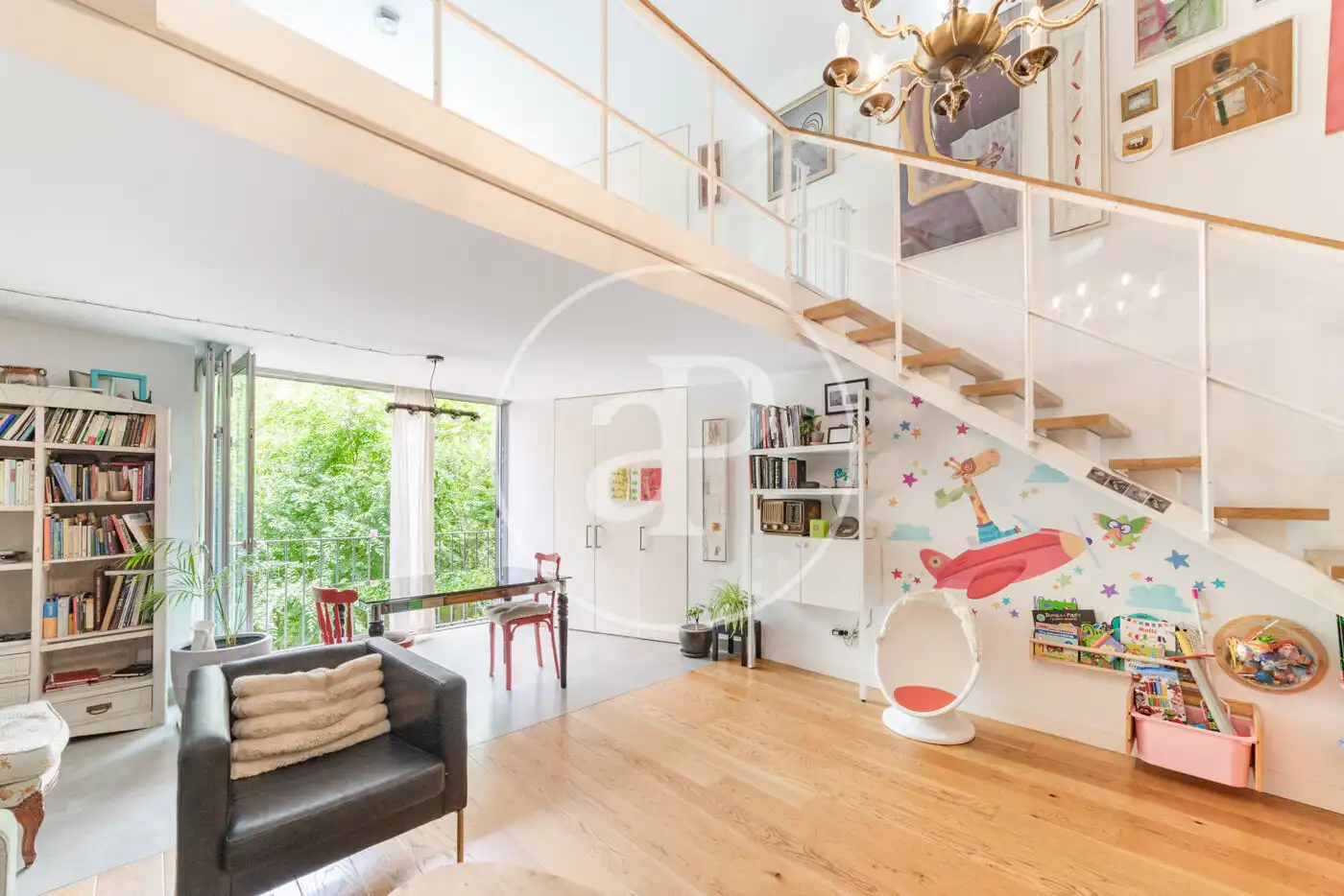 Sala de estar de Piso en venta en Madrid con Calefacción, Terraza y Trastero