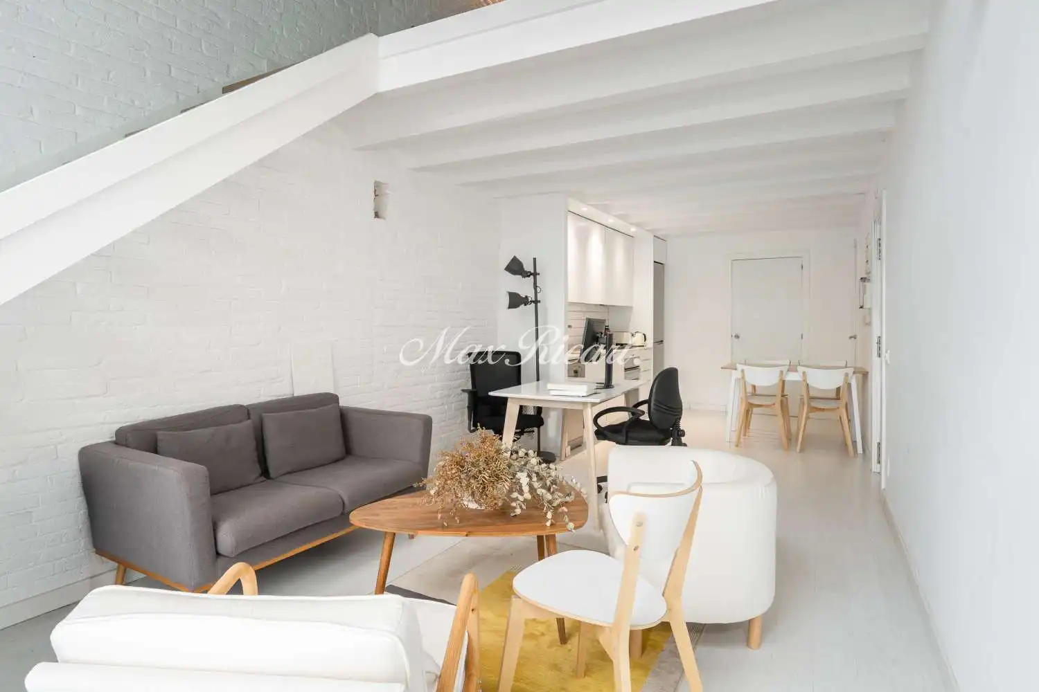 Sala de estar de Loft en venta en Barcelona con Aire acondicionado y Calefacción