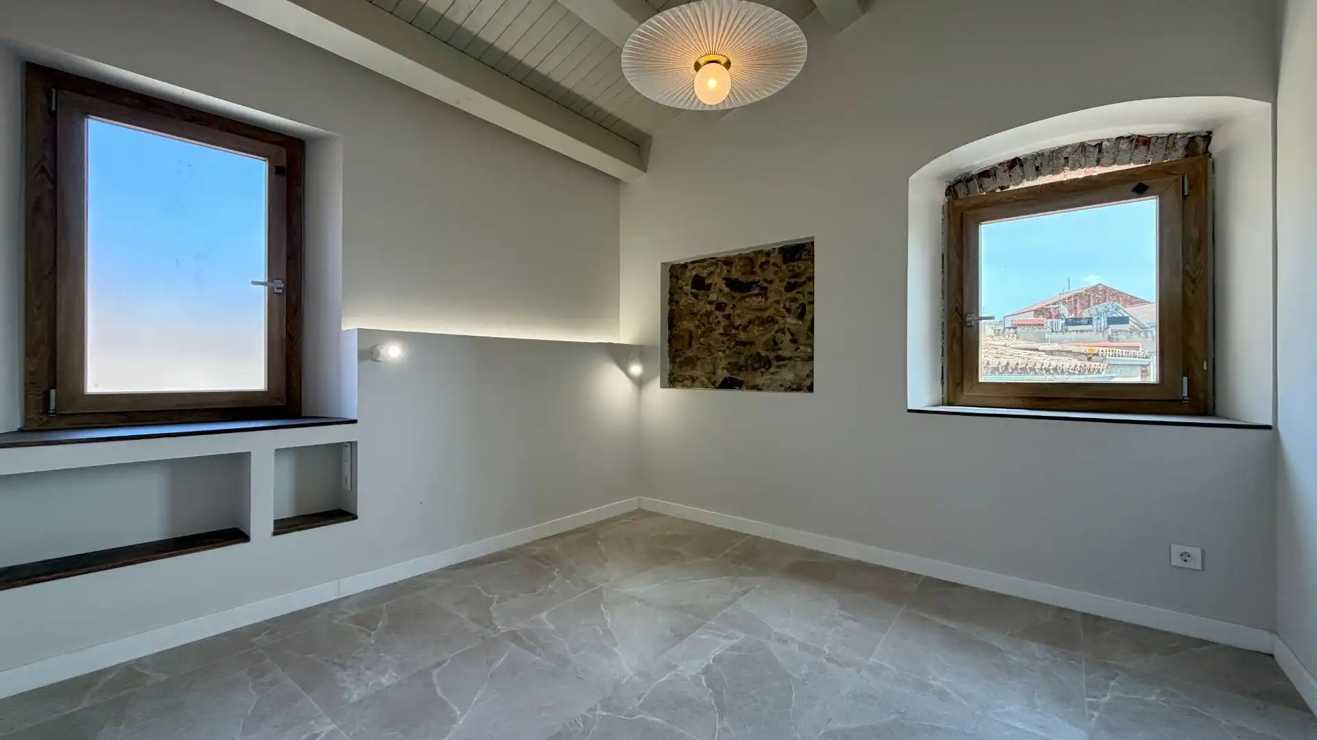 Sala de estar de Ático en venta en Caldes de Montbui con Calefacción y Piscina comunitaria