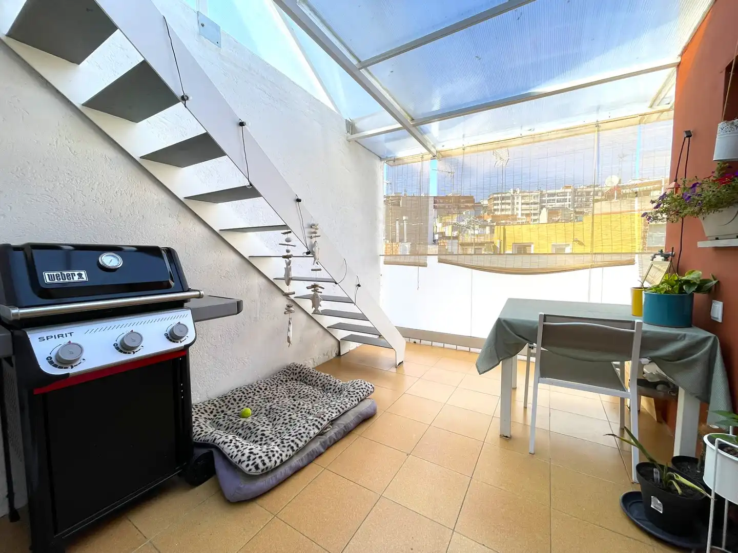Terrace of Flat for sale in Mataró  with Air Conditioner, Parquet flooring and Terrace