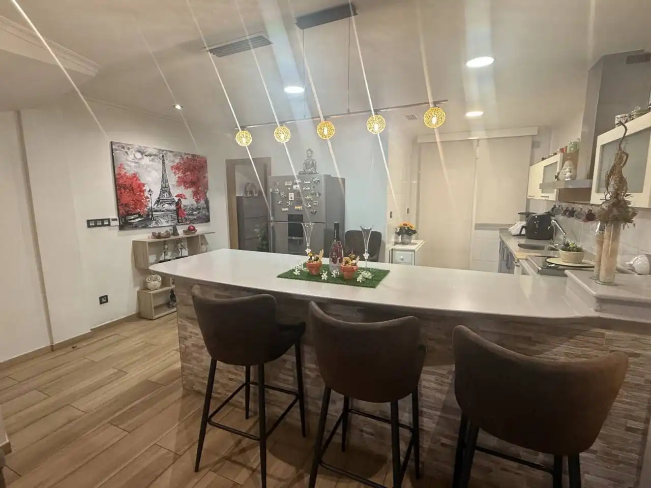 Cocina de Dúplex en venta en Elche / Elx con Aire acondicionado, Terraza y Trastero