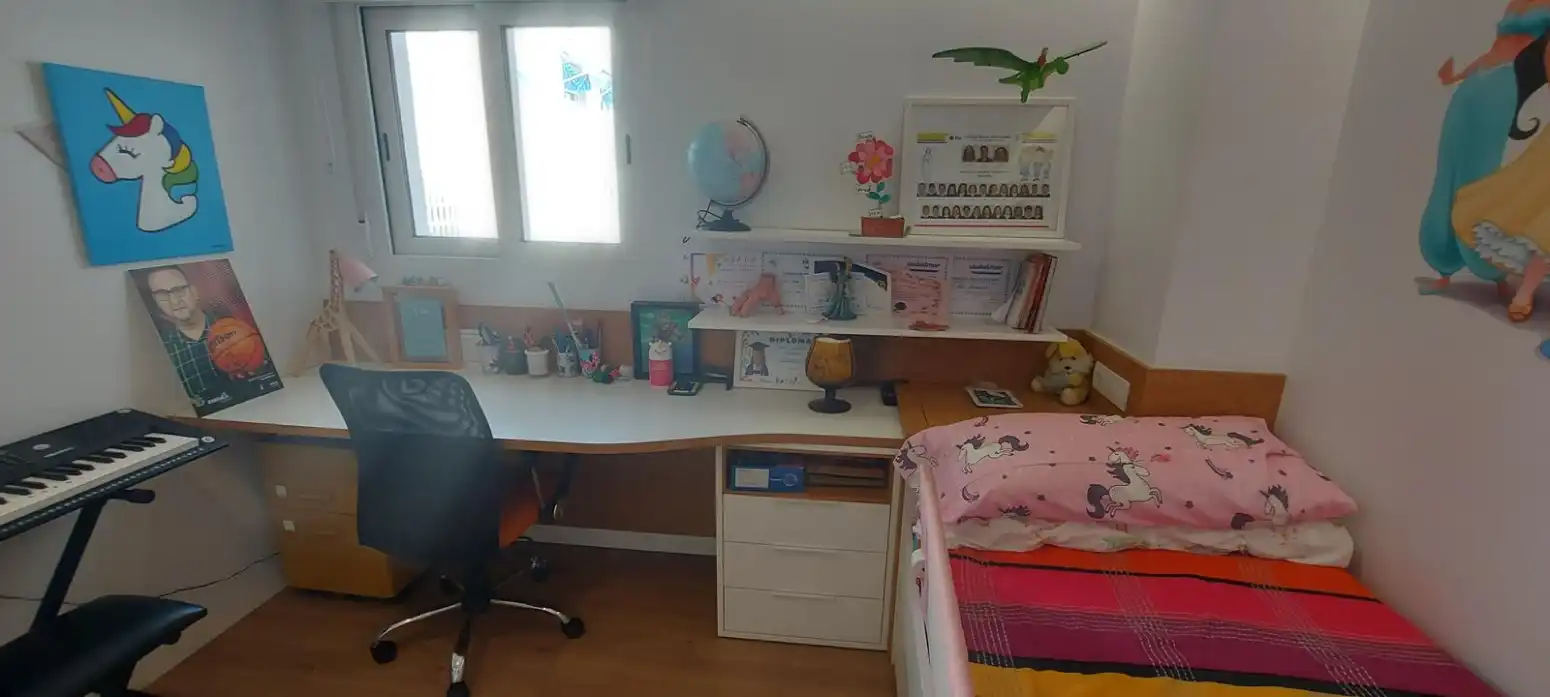 Habitación de Piso de alquiler en Sagunto / Sagunt con Jardín privado, Terraza y Amueblado