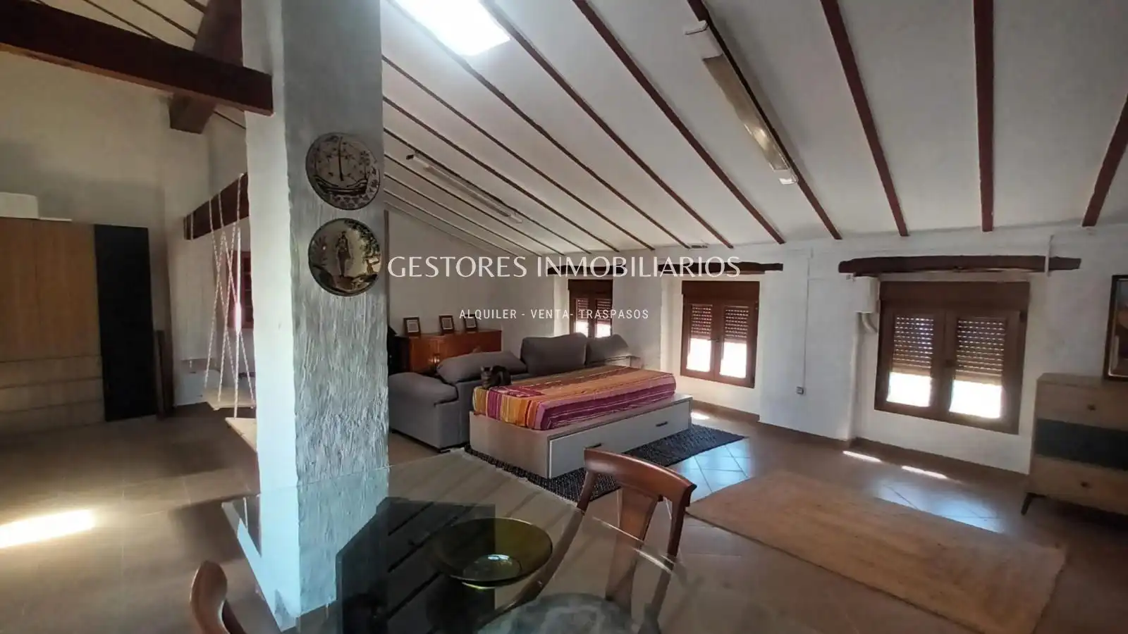 Schlafzimmer von Haus oder Chalet zum Verkauf in Ontinyent mit Klimaanlage und Terrasse