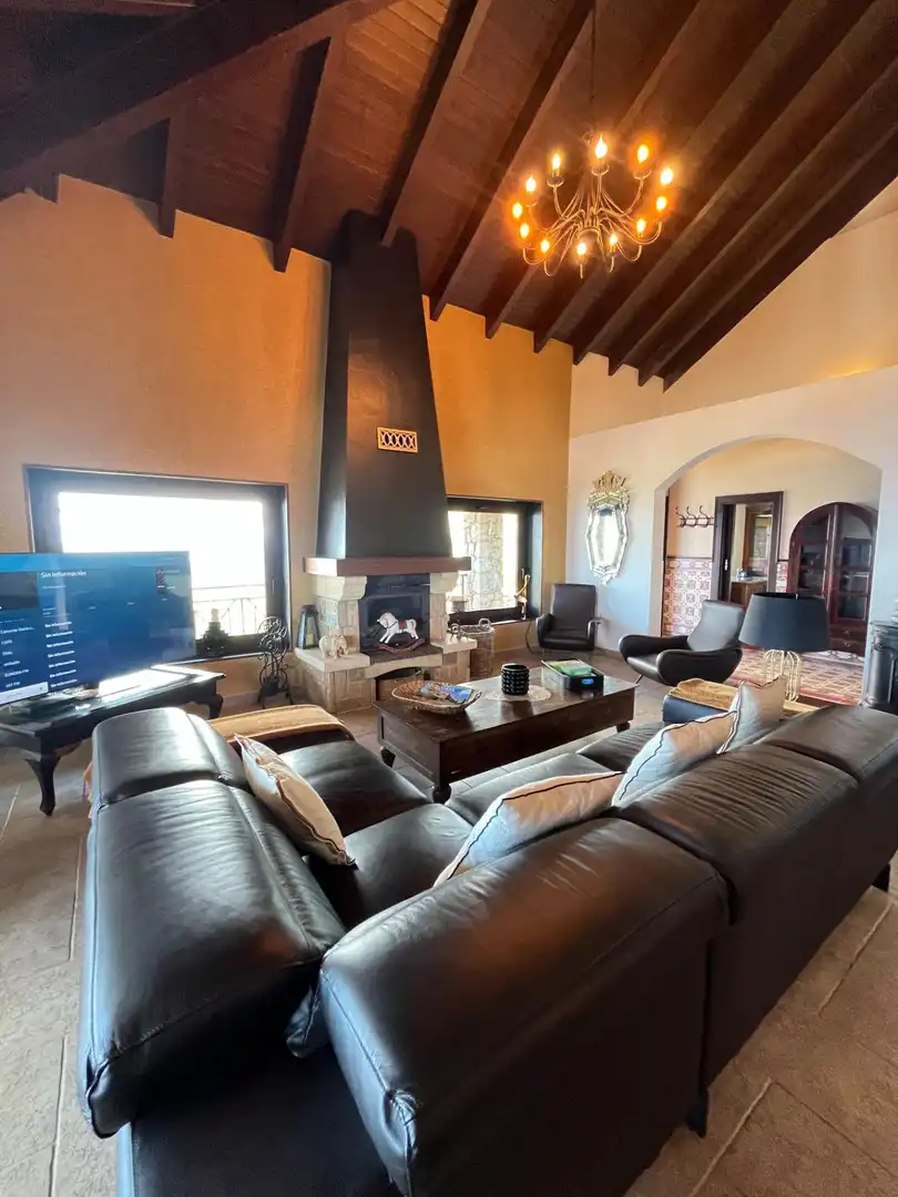 Sala de estar de Casa o chalet en venta en Moya (Las Palmas) con Jardín privado, Terraza y Amueblado