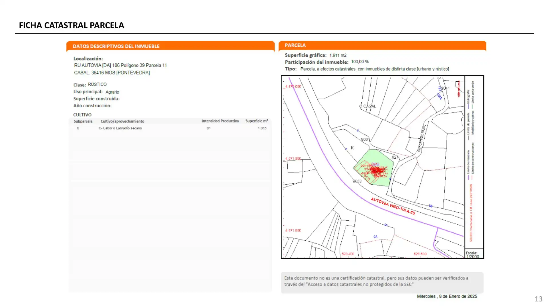 Edificio en venta en Mos con Alarma