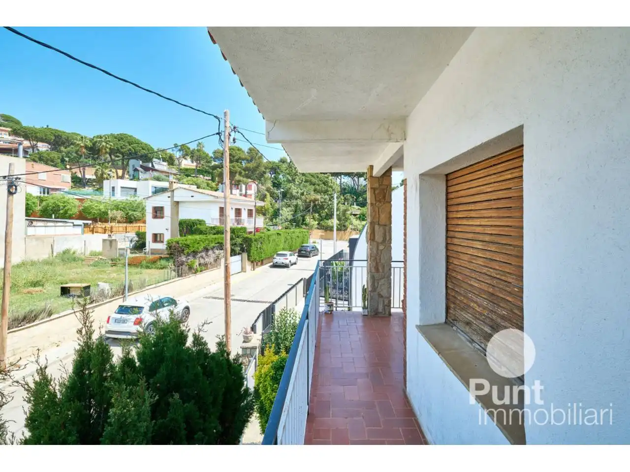 Vista exterior de Casa o chalet en venta en Premià de Dalt con Piscina
