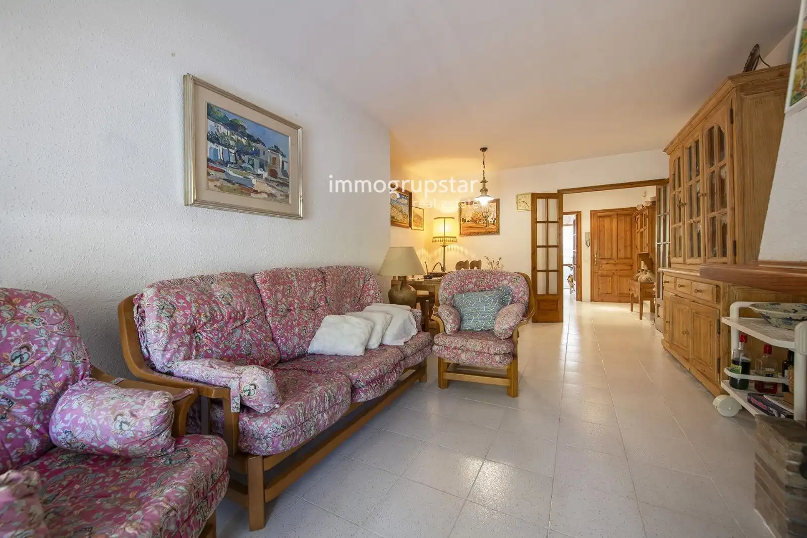 Sala d'estar de Apartament en venda en Palafrugell amb Terrassa, Traster i Piscina