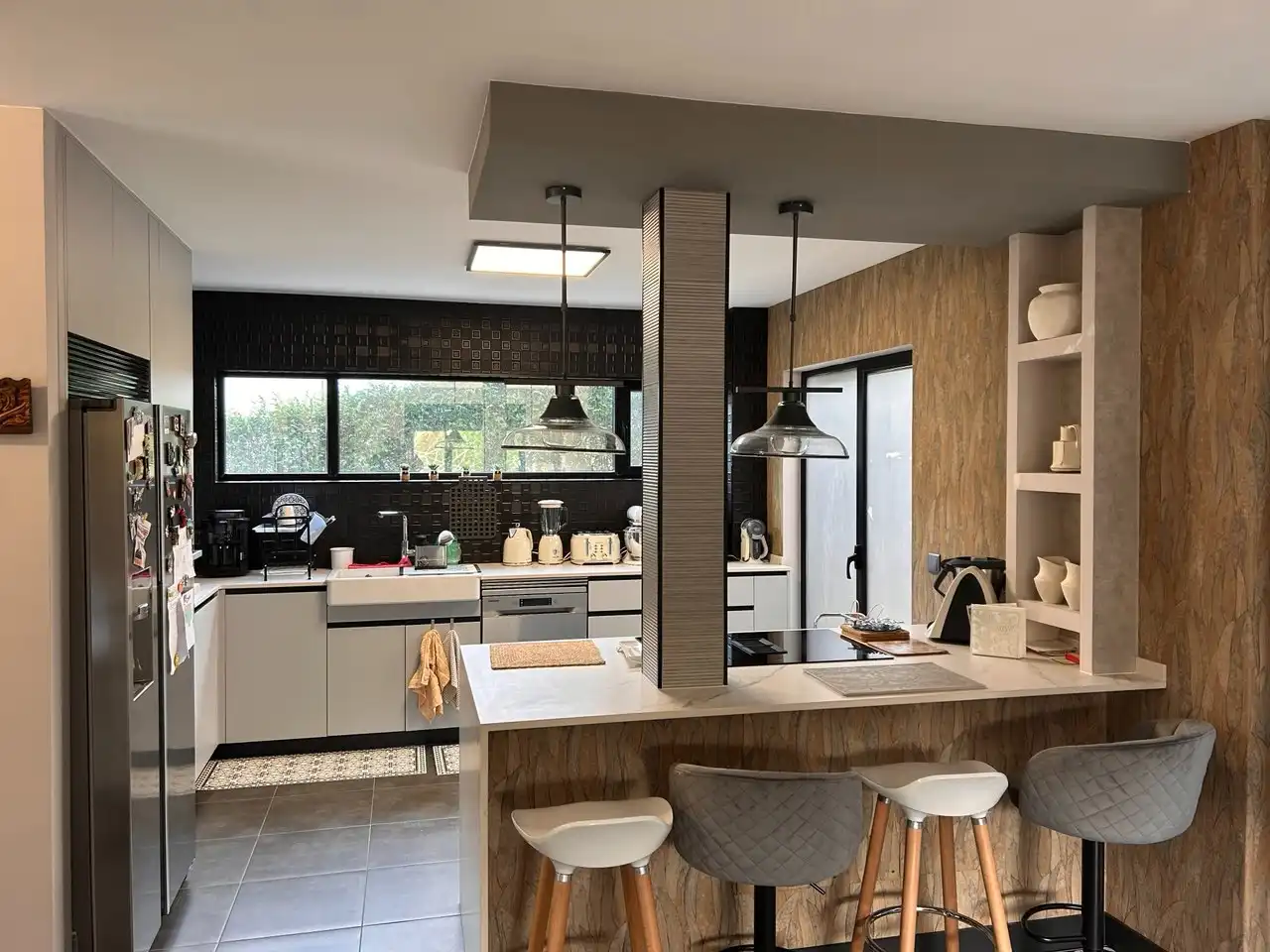Cocina de Casa o chalet en venta en Culleredo con Calefacción, Jardín privado y Parquet