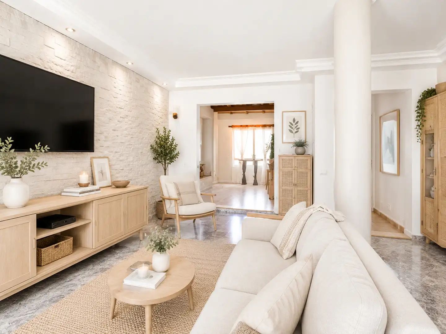 Living room of Houses for sale in Ingenio  with Air Conditioner, Terrace and Oven