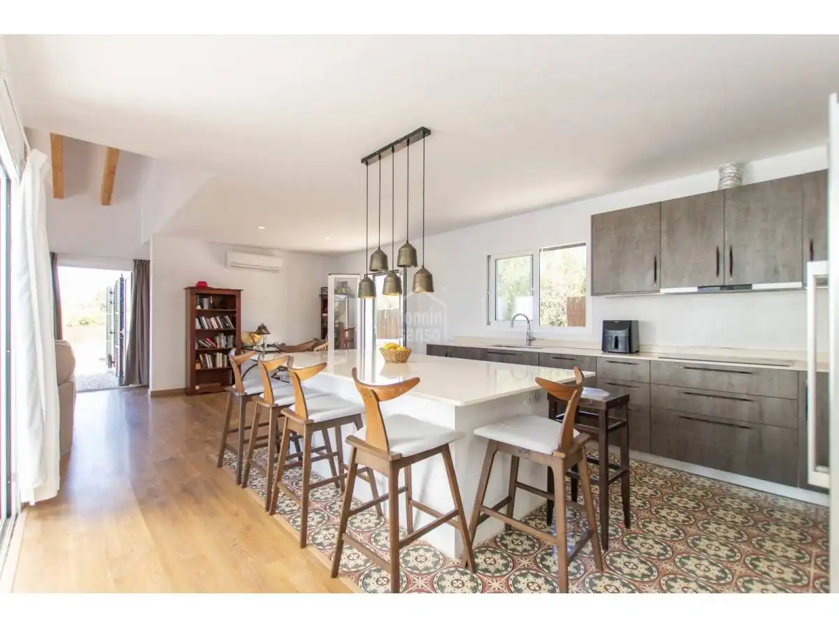Kitchen of Houses for sale in Sant Lluís  with Private garden, Terrace and Swimming Pool